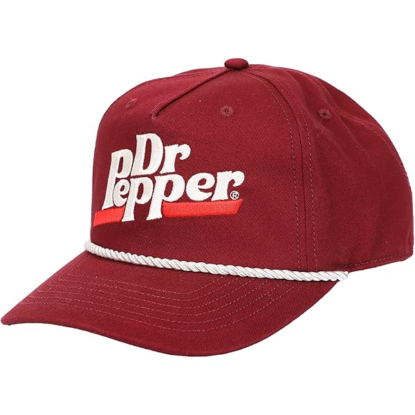 Tee Luv Vintage Drink Dr Pepper Hat - Mesh Back Dr Pepper Soda